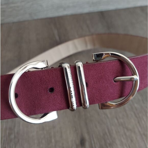 Madden Girl Burgundy Belt Size Small - Picture 3 of 7